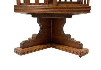 Art Nouveau Jugendstil Revolving Bookcase, 1900s